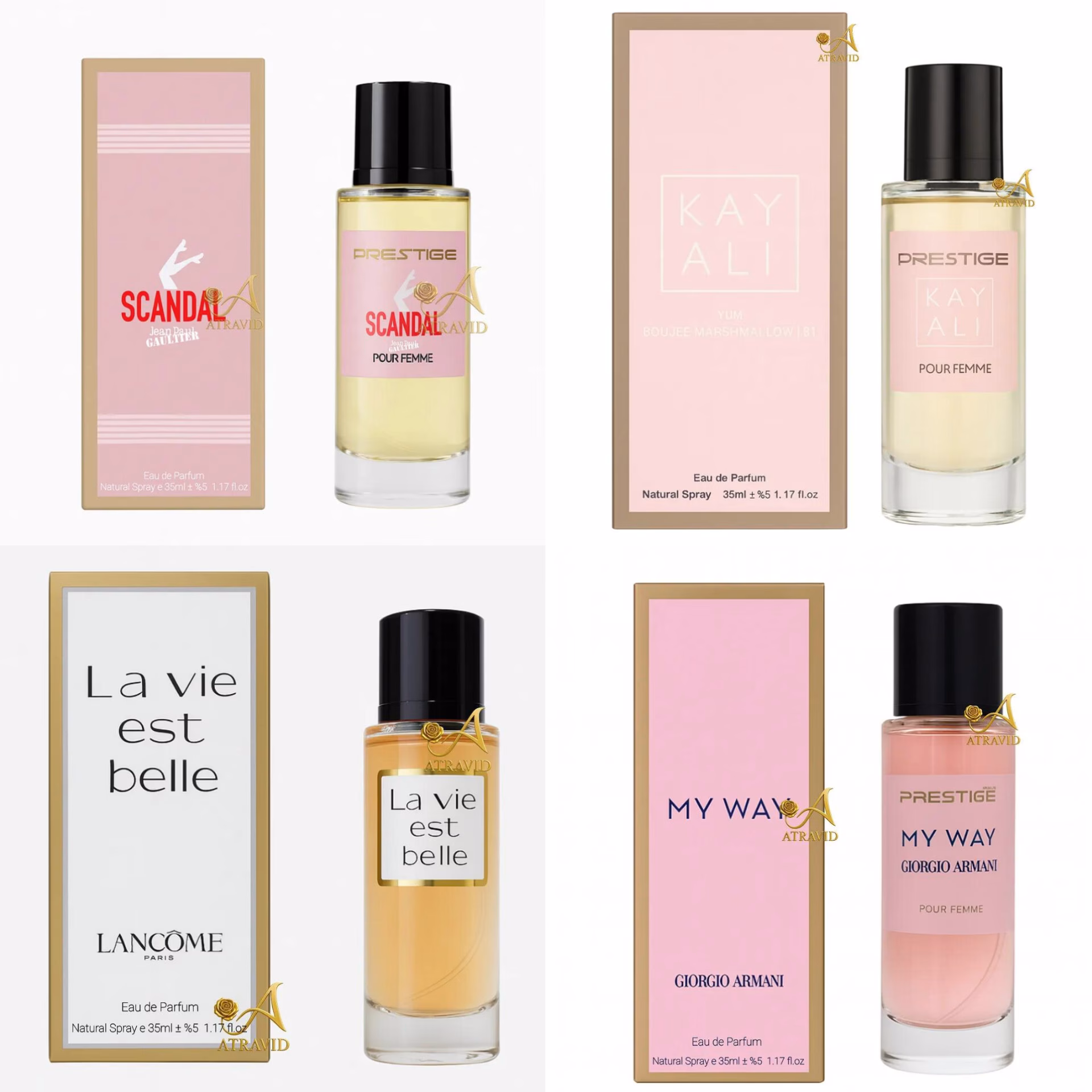 پک عطر زنانه رویای شیرین - پرستیژ - در مجموع 140 میل