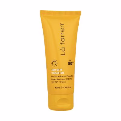کرم ضد آفتاب و ضد لک لافارر مدل Oily and Acne-Prone SPF50 حجم 40 میلی لیتر