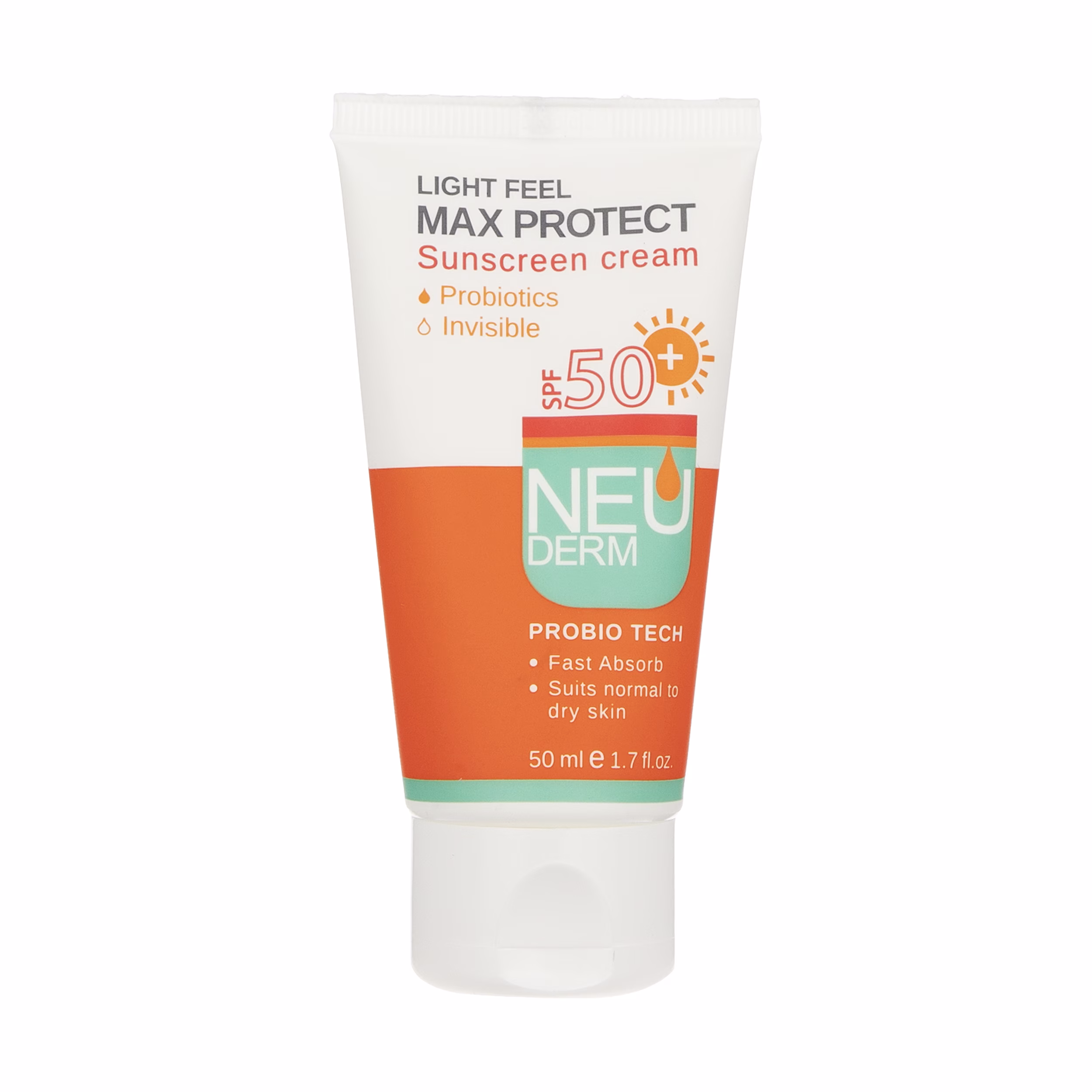 کرم ضد آفتاب نئودرم مدل Max Protect حجم 50 میلی لیتر - کد 1611