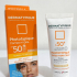 کرم ضد آفتاب رنگی صورت و گردن درماتیپیک spf50 مدل هیدرا محافظ UVA,UVB,IR مناسب برای پوست خشک حجم ۵۰ میلی لیتر