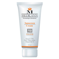 کرم ضد آفتاب رنگی مدیلن SPF50 حجم 50 میلی لیتر