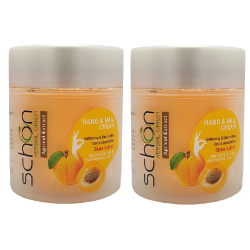 کرممرطوب کننده دست و ناخن شون مدل Apricot Extract حجم 150 میلی لیتر مجموعه 2 عددی