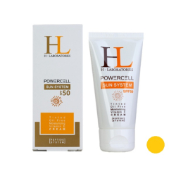 کرم ضد آفتاب اچ ال مدل natural حجم 50 میلی لیتر