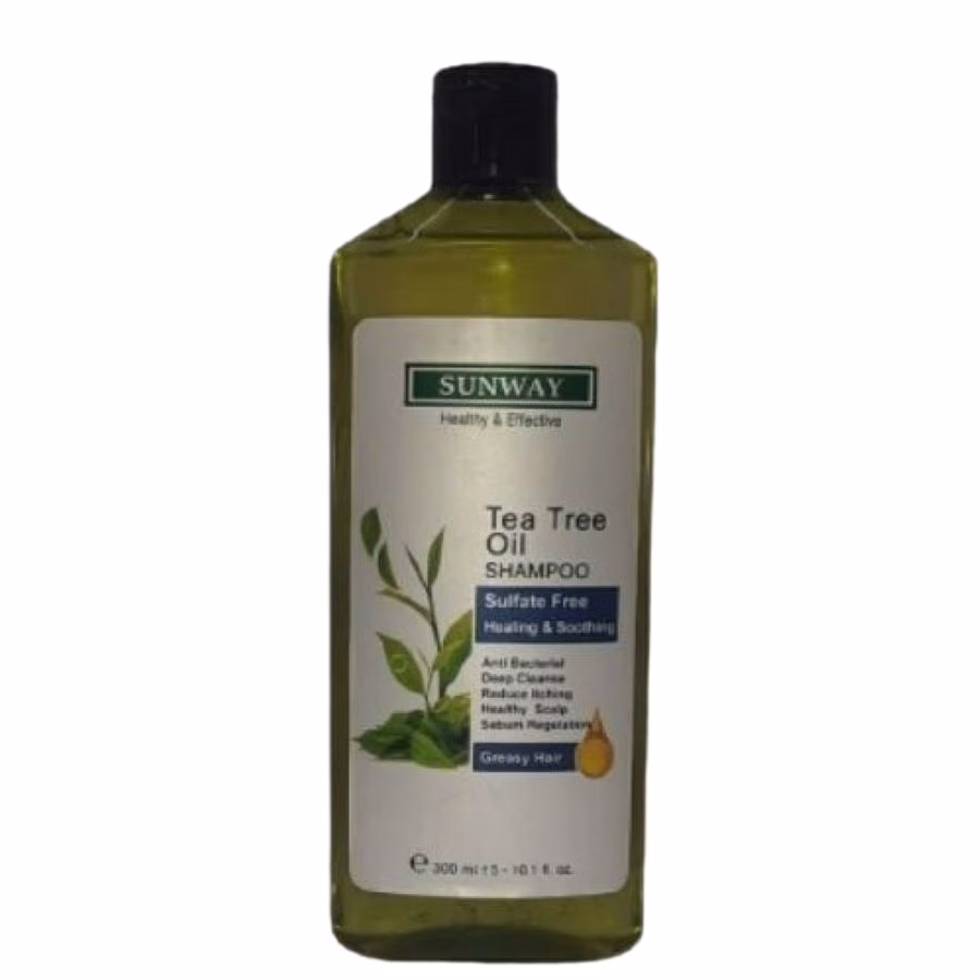 شامپو مو سان وی مدل Tee tree oil حجم 300 میلی لیتر