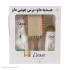 شامپو مو داو مدل Daily Moisture حجم 400 میلی لیتر به همراه نرم کننده داو مدل  Daily Moisture حجم 200 میلی لیتر به همراه برس چوبی هدیه