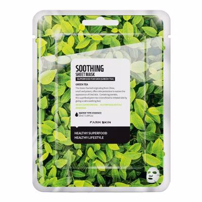 ماسک صورت فارم اسکین مدل Green Tea حجم 25 میلی لیتر