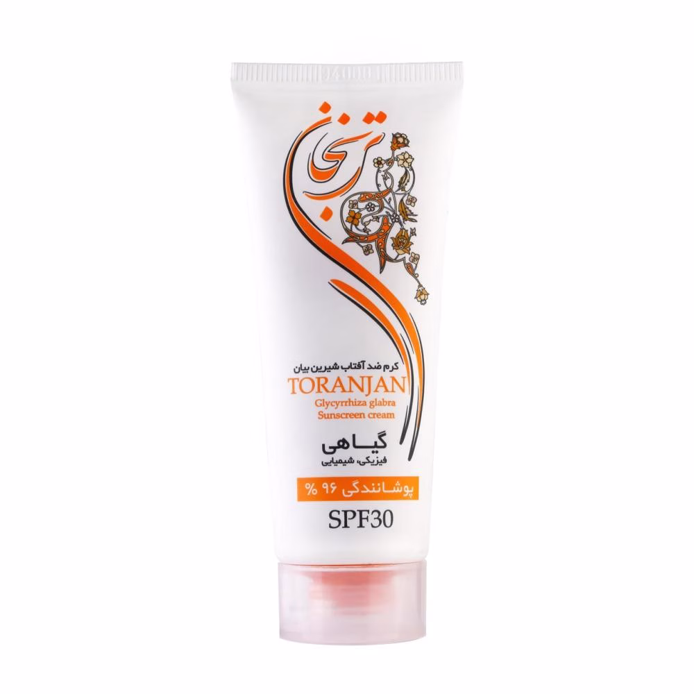 کرم ضدآفتاب گیاهی ترنجان مدل Glycyrrhiza Glabra SPF30حجم 40 میلی لیتر