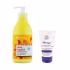 كرم مرطوب کننده هندولوژی مدل Juicy Grapefruit حجم 375 ميلی لیتر به همراه کرم آبرسان مورینگا امو مدل Rejuvenating حجم 50 میلی لیتر