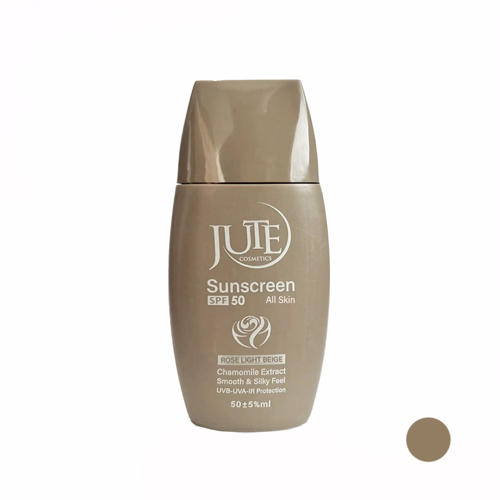 کرم ضد آفتاب رنگی صورت ژوت SPF50 مدل 4554 محافظت‌کننده در برابر اشعه‌های UVA و UVB مناسب برای انواع پوست حجم 50 میلی لیتر