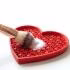 پد شستشوی برس آرایشی مدل Heart کد 5191