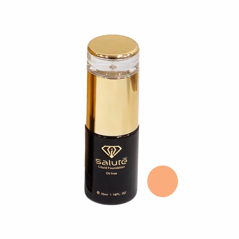 کرم پودر مایع SPF25 سالوته پرو مدل OIL FREE شماره 511 مناسب برای انواع پوست حجم 35 میلی لیتر