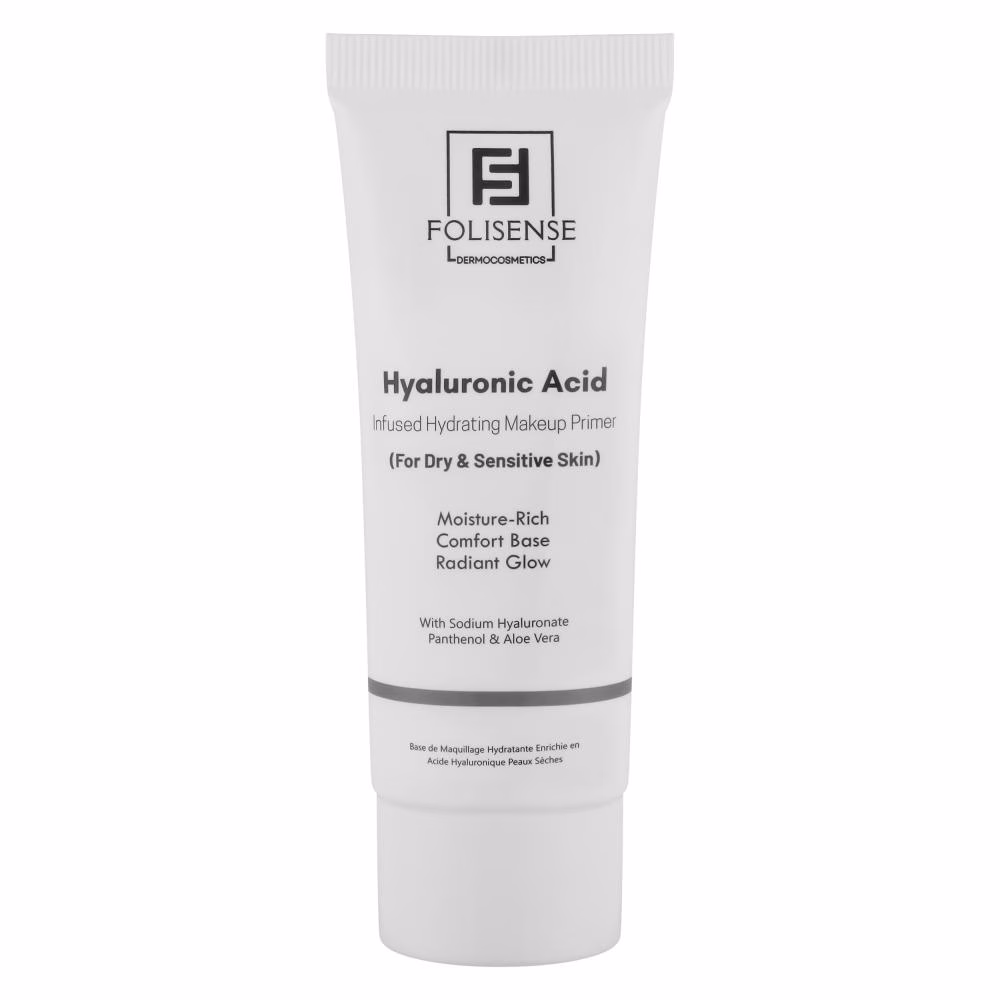 پرایمر صورت فولیسنس مدل Hyaluronic Acid مناسب برای پوست انواع پوست حجم 40 میلی لیتر