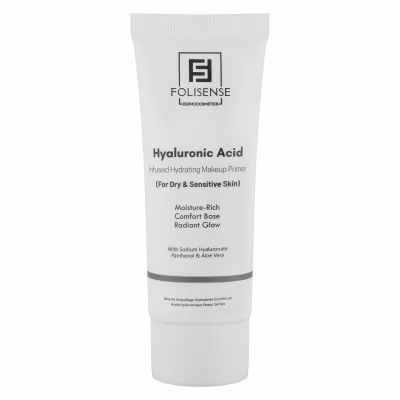 پرایمر صورت فولیسنس مدل Hyaluronic Acid مناسب برای پوست انواع پوست حجم 40 میلی لیتر