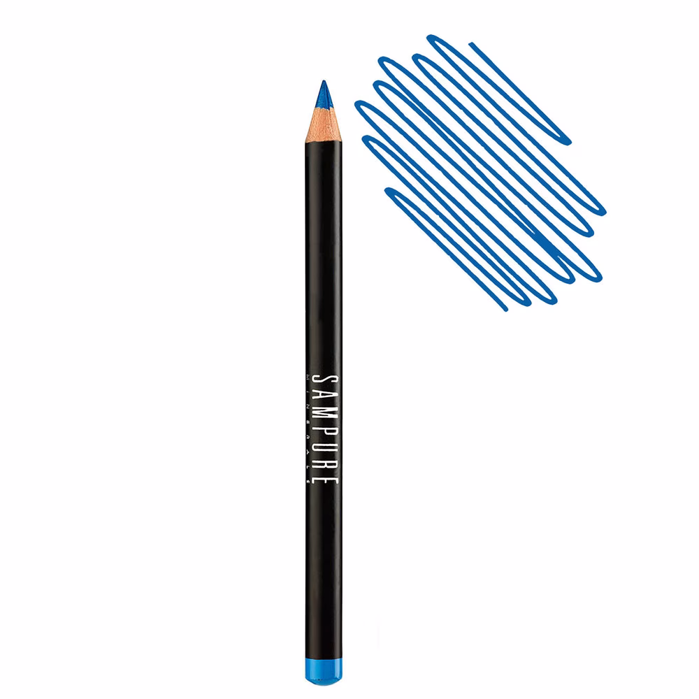 مداد چشم سمپیور مینرالز مدل SEA BLUE شماره 100