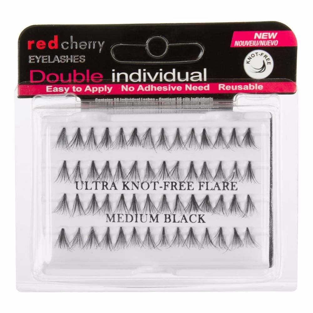 مژه مصنوعی رد چری مدل Medium Ultra Knot-Free بسته ۵۶ عددی