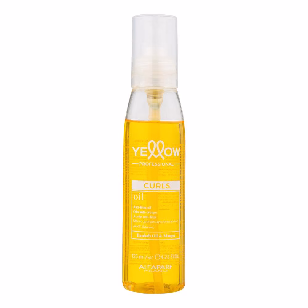 روغن نرم کننده و برطرف کننده وز مو یلو مدل Baobab Oil مناسب برای موهای مجعد و فر حجم 125 میلی لیتر