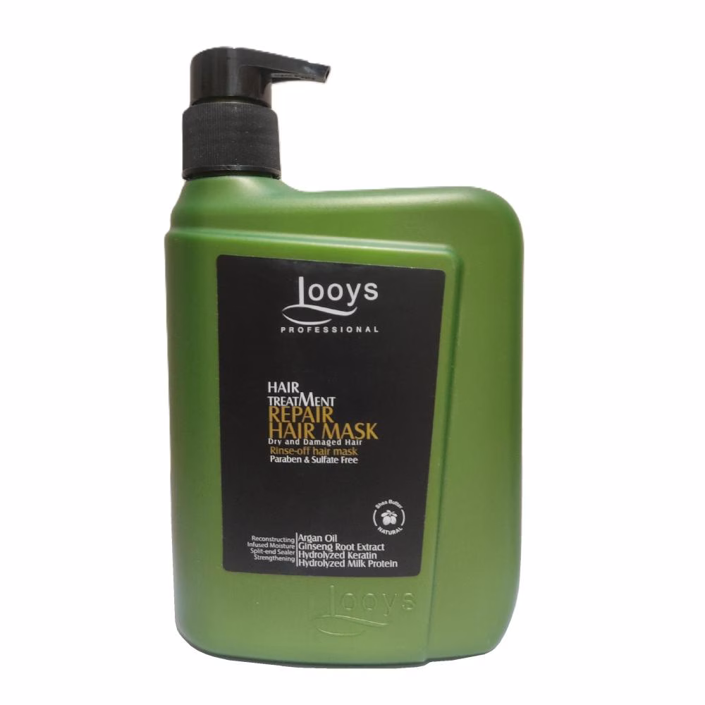 ماسک مو تقویت کننده لویز مدل روغن شی باتر و عصاره جینسنگ مناسب برای موی خشک و آسیب دیده حجم 500 میلی لیتر