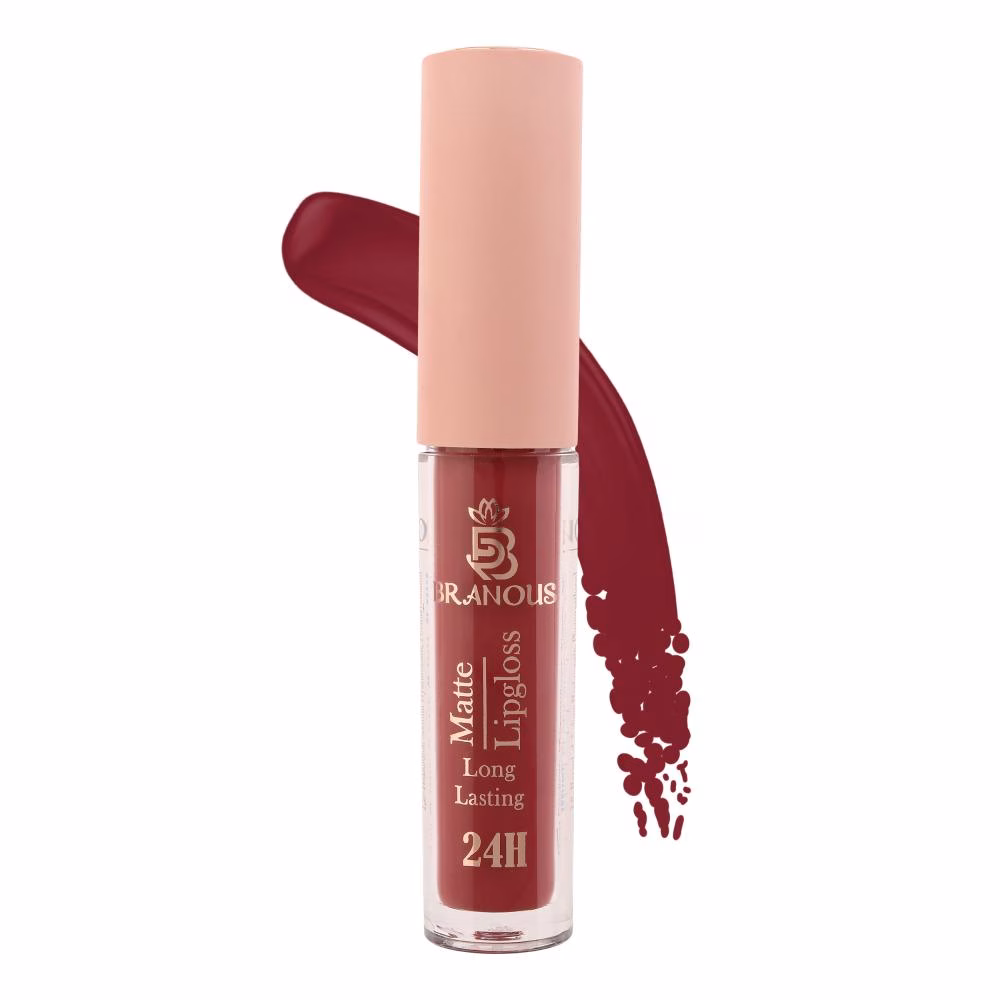 رژ لب مایع مات برانوس مدل Long Lasting شماره 509