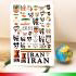 برچسب لنز ناخن مدل ایران کد 96