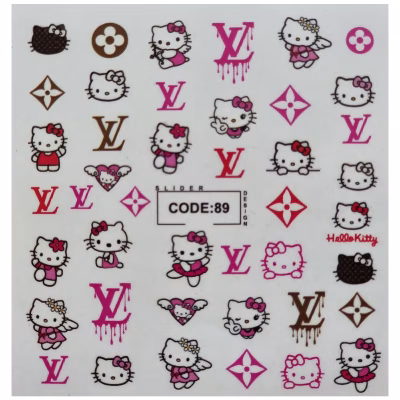 لنز ناخن مدل CODE89
