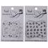 استیکر طراحی ناخن مدل TJ-100 - TJ-120 کد 1262 مجموعه 2 عددی