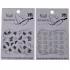 استیکر طراحی ناخن مدل TJ-115 - BB-28 کد 1259 مجموعه 2 عددی