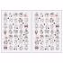 برچسب لنز ناخن مدل گربه کد N033 مجموعه 2 عددی