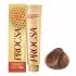 رنگ مو پروکسا سری Hazelnut شماره 8.35 حجم 100 میلی لیتر رنگ بلوند فندقی روشن به همراه اکسیدان پروکسا مدل گلیسیرینه 9 درصدی حجم 120 میلی لیتر