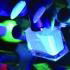 برق ناخن گل باران مدل FLUORESCENT