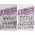 استیکر طراحی ناخن مدل P008-P009 کد RKH_1568 مجموعه 2 عددی
