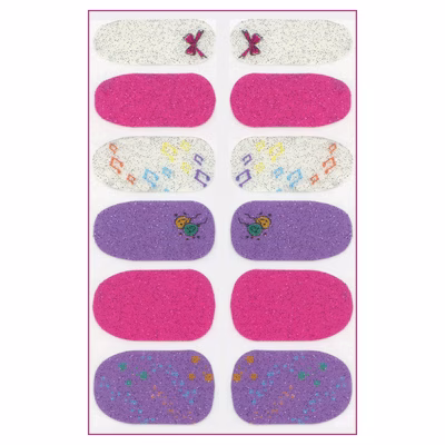 استیکر طراحی ناخن مدل ژله ای کد FN22
