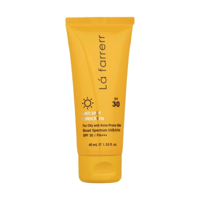 کرم ضد آفتاب و ضد لک لافارر مدل Oily and Acne-Prone SPF30 حجم 40 میلی لیتر