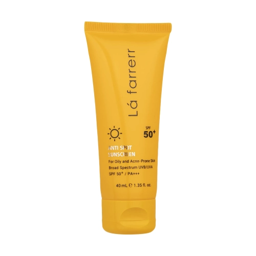کرم ضد آفتاب و ضد لک لافارر مدل Oily and Acne-Prone SPF50 حجم 40 میلی لیتر