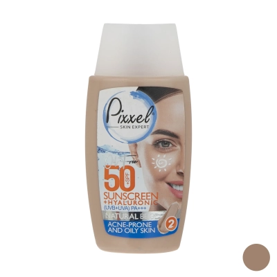 کرم ضدآفتاب پیکسل مدل Natural BEIGE، حجم 50 میلی لیتر - کد 2524