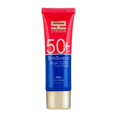 کرم ضد آفتاب بدون رنگ ساین اسکین SPF50 مدل 01 مناسب پوست های چرب وزن 50 گرم