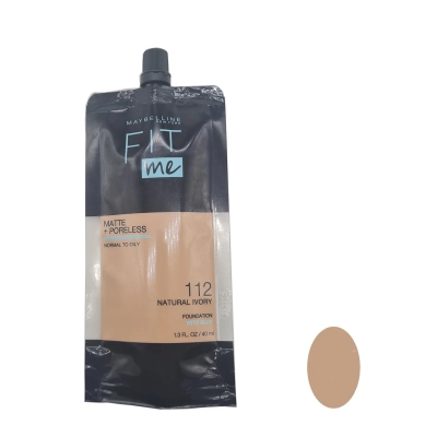 کرم پودر میبلین مدل fit me شماره 112 حجم 40 میلی لیتر