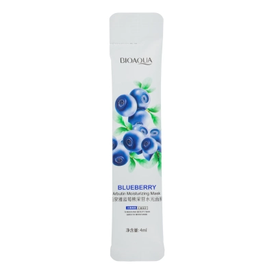 ماسک صورت بی آکوا مدل Blueberry مناسب برای انواع پوست حجم 4 میلی لیتر بسته 20 عددی